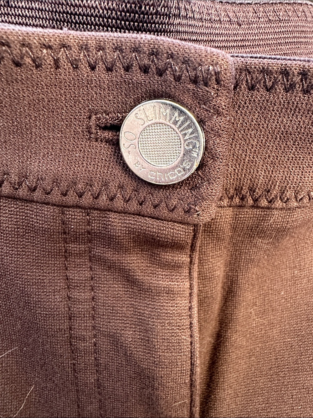 Chico’s Women’s Brown Stretch Pants - So Slimming - Picture 3 of 8